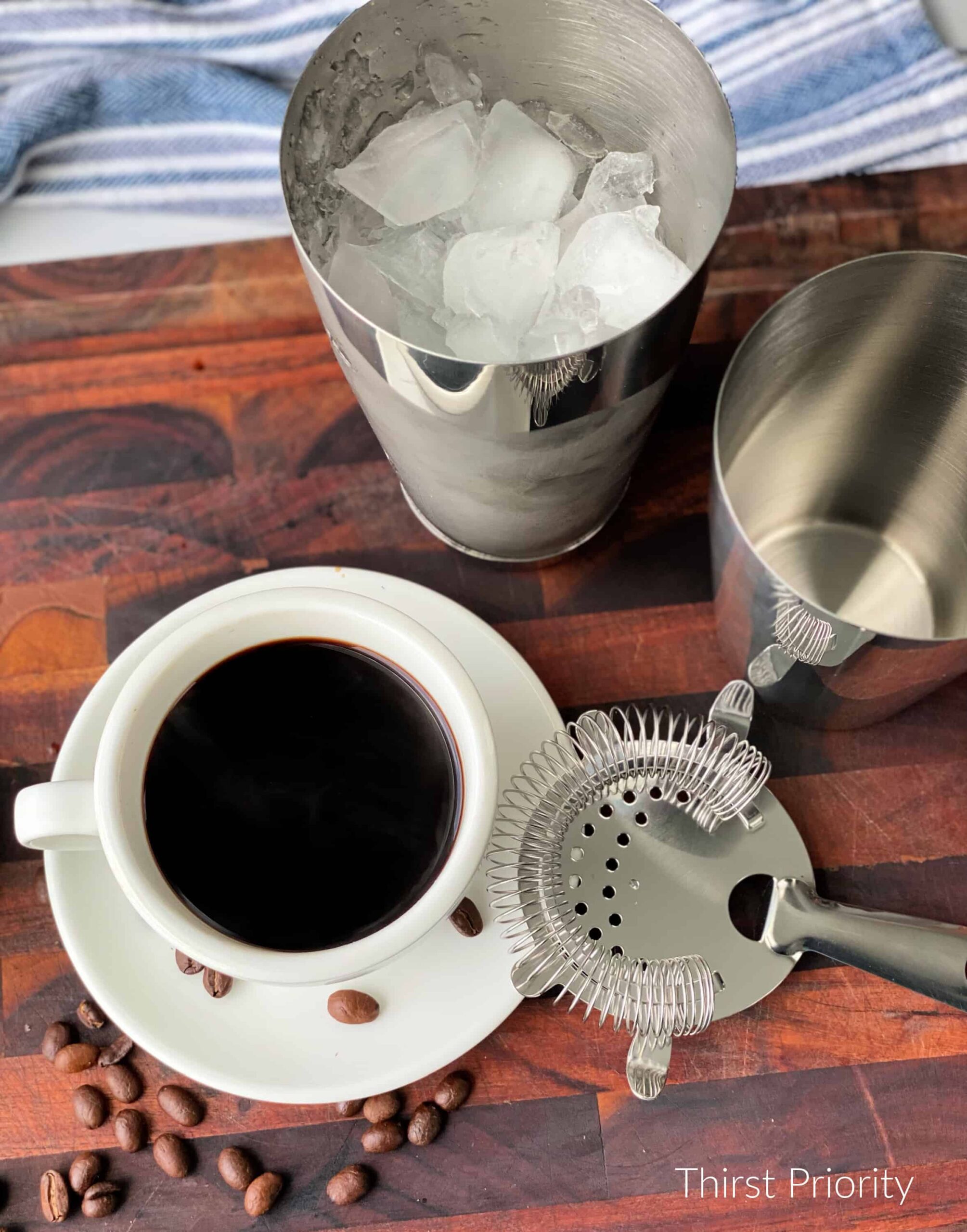 how to make a shaker espresso freddo
