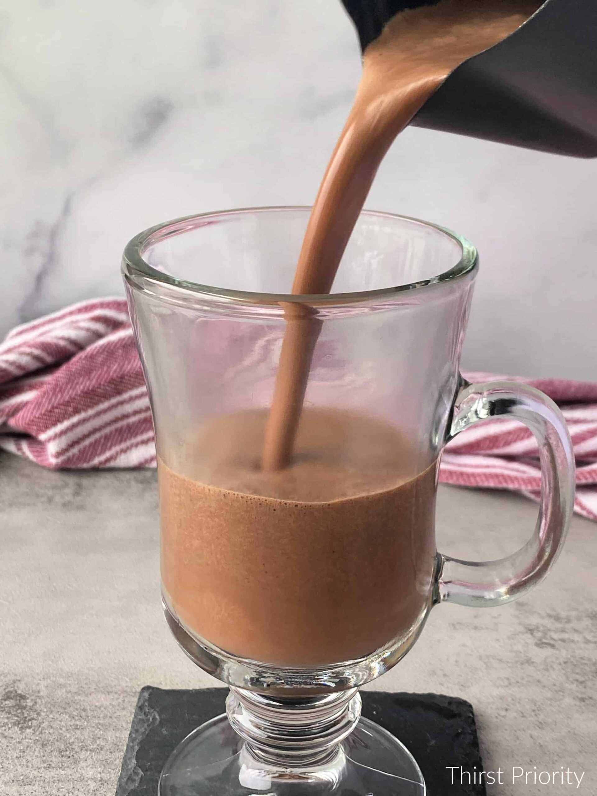 dairy free homemade Peppermint Hot Chocolate Recipe
