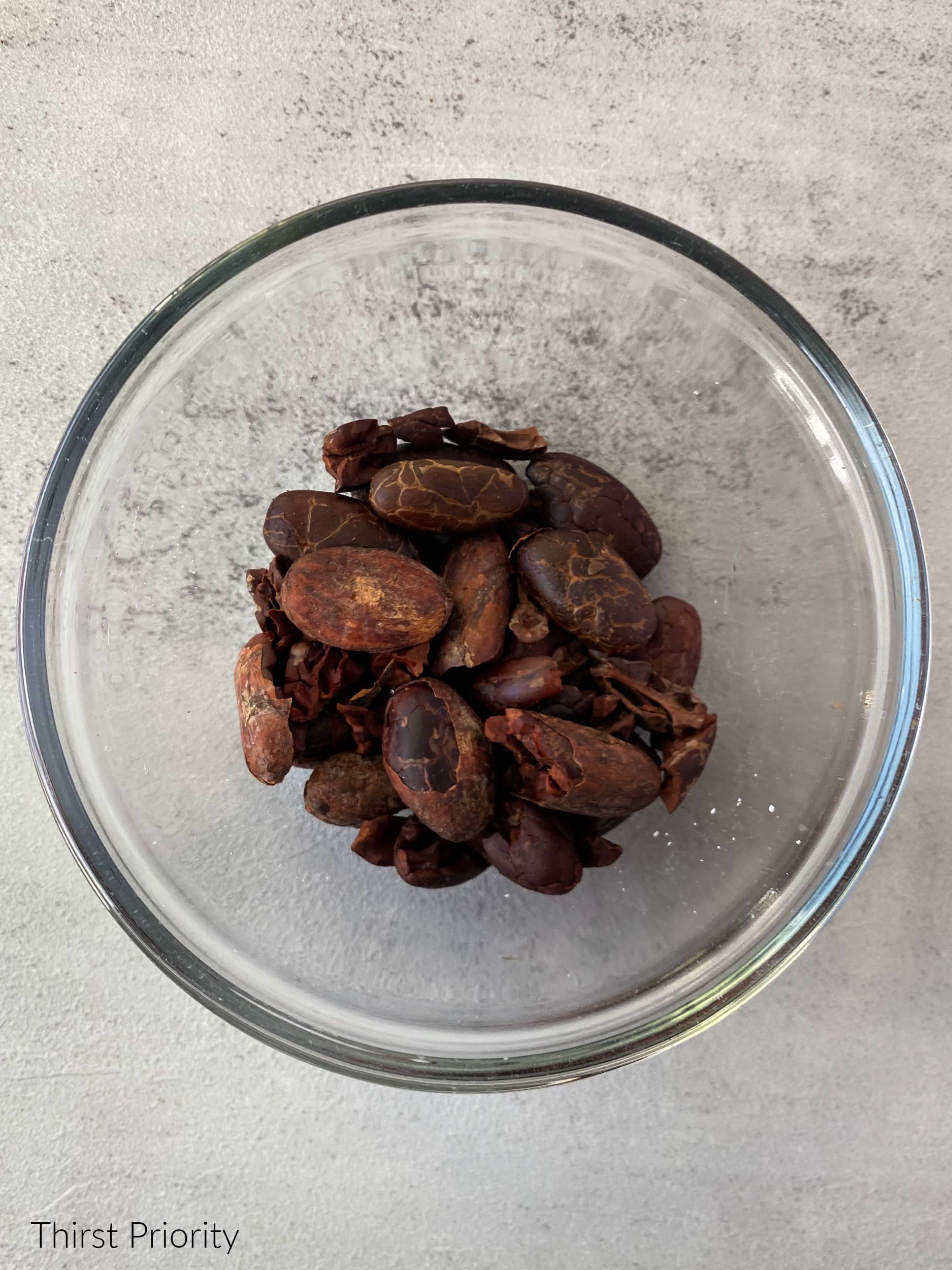 roasted cacao whole beans