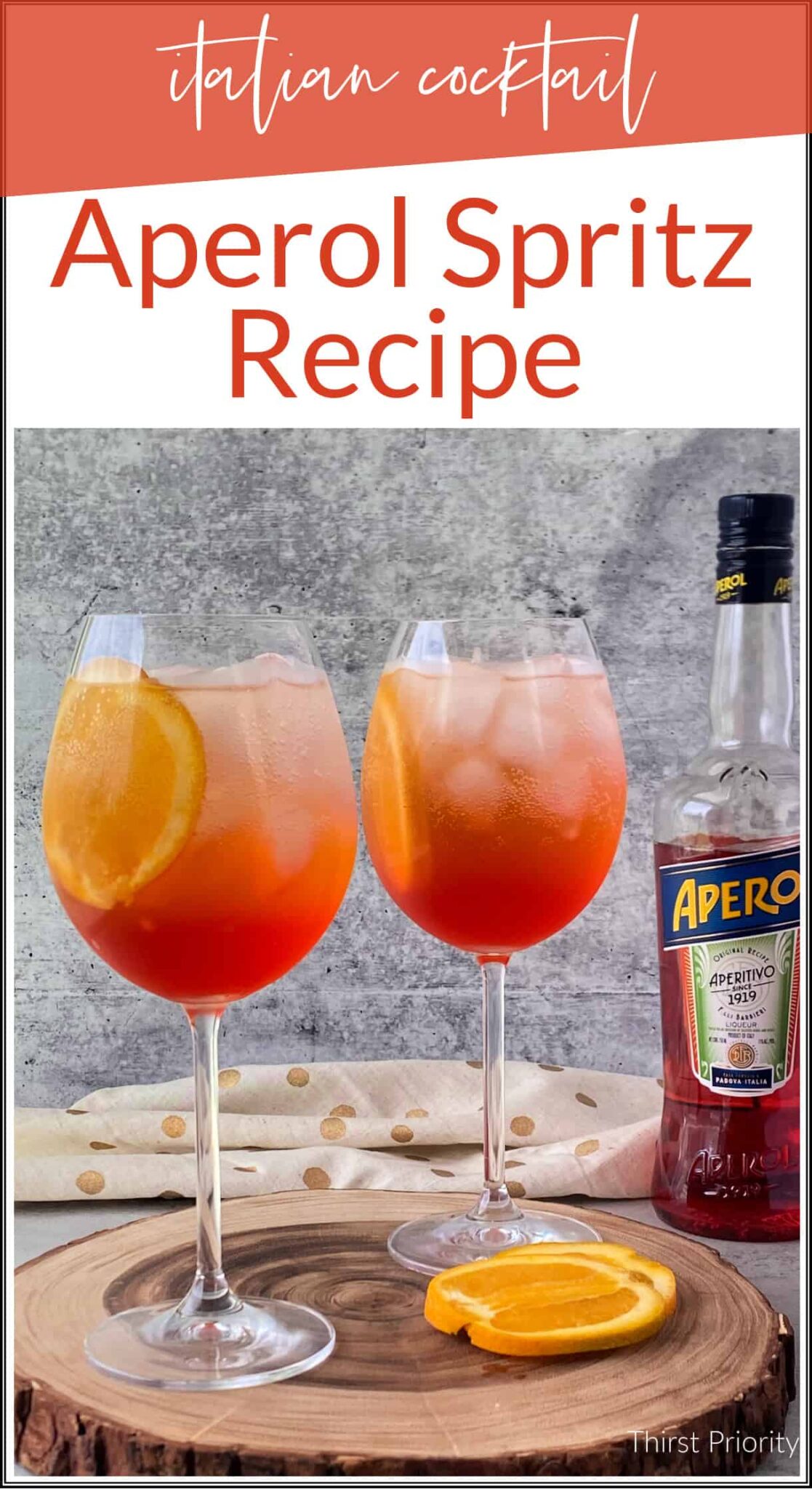 Aperol Spritz - the Original Italian Cocktail Recipe