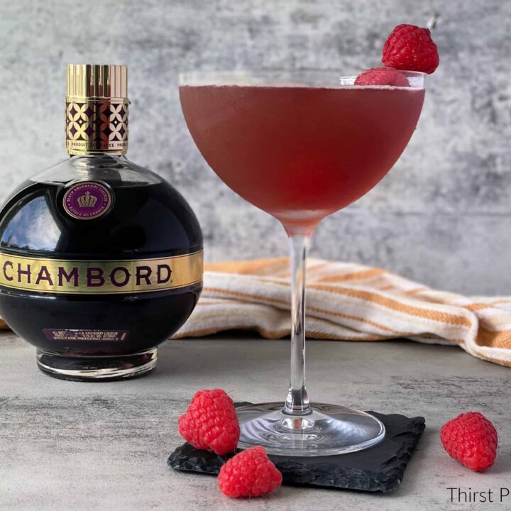 Classic French Martini Recipe (Made with Chambord)