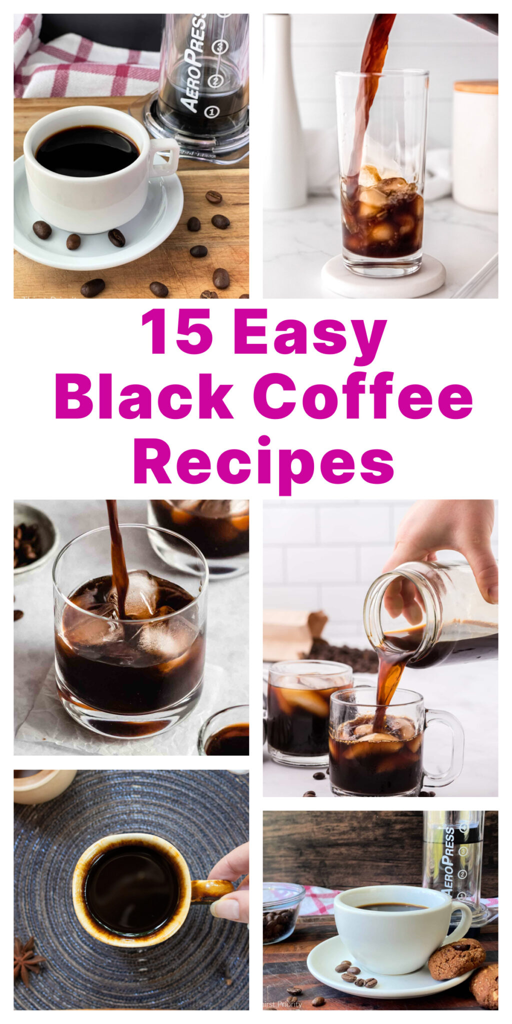 Black Coffee Recipes